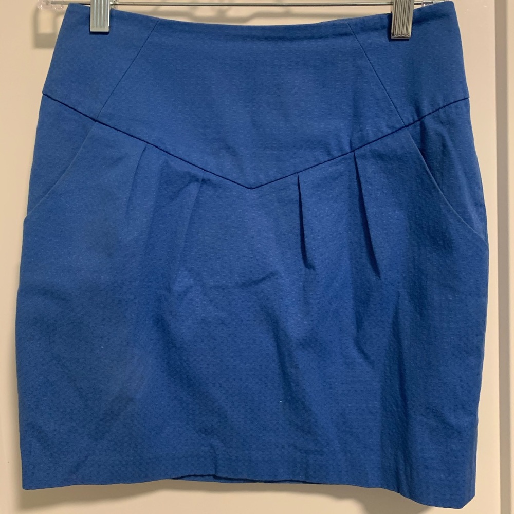 Urban Outfitters blue mini skirt pleated sm sz 0